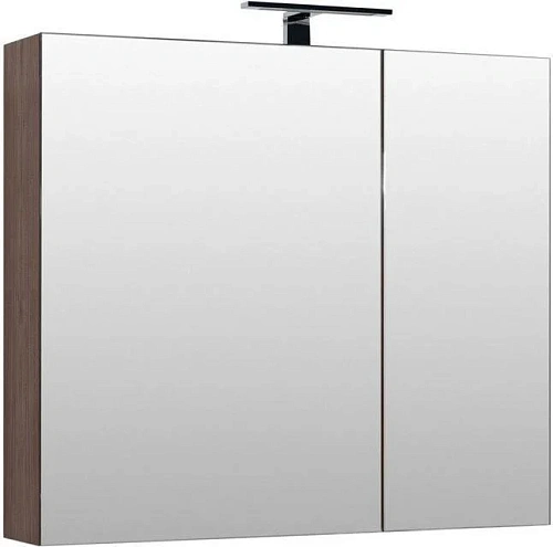 Зеркальный шкаф Aquanet Нью-Йорк 100 орех 00203955 Зеркальный шкаф Aquanet Нью-Йорк 100 орех 00203955