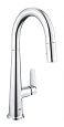 Смеситель для кухни GROHE Veletto, C-образный высокий выдвижной излив, хром (30419000) Смеситель для кухни GROHE Veletto, C-образный высокий выдвижной излив, хром (30419000)