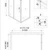 Душевой уголок Niagara Nova NG-62-12A-A100 (120x100x195) квадратная, дверь раздвижная Душевой уголок Niagara Nova NG-62-12A-A100 (120x100x195) квадратная, дверь раздвижная