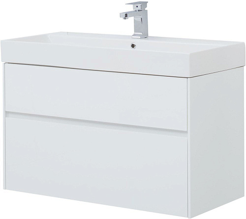 Тумба под раковину Aquanet Бруклин 100 белый 00203961 Тумба под раковину Aquanet Бруклин 100 белый 00203961