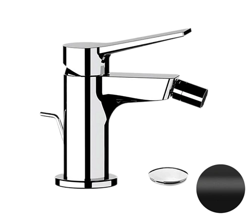 Смеситель для биде Remer Slash SL20NO, черный матовый Смеситель для биде Remer Slash SL20NO, черный матовый