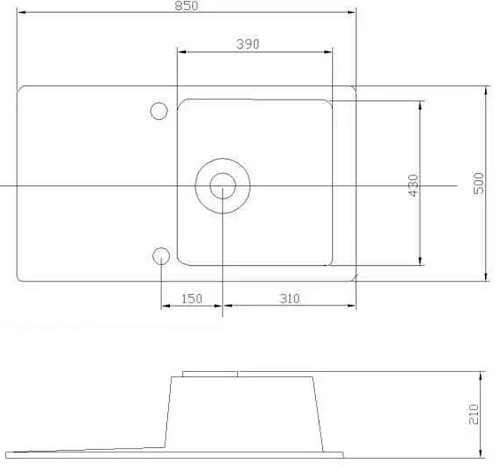 Кухонная мойка Aquaton Верона, 1A710032VR110, розовая_SKL Кухонная мойка Aquaton Верона, 1A710032VR110, розовая_SKL