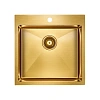 Кухонная мойка Paulmark KRONER 51, PM215151-BG, брашированное золото, 510х510мм Кухонная мойка Paulmark KRONER 51, PM215151-BG, брашированное золото, 510х510мм