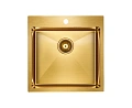 Кухонная мойка Paulmark KRONER 51, PM215151-BG, брашированное золото, 510х510мм Кухонная мойка Paulmark KRONER 51, PM215151-BG, брашированное золото, 510х510мм