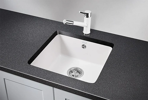 Кухонная мойка Granula 3601, АРКТИК (БЕЛЫЙ), кварц 415х455 Кухонная мойка Granula 3601, АРКТИК (БЕЛЫЙ), кварц 415х455
