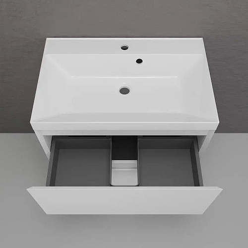 Тумба под раковину Style Line Манхэттен 70 см ЛС-00002374 напольная, белый матовый Тумба под раковину Style Line Манхэттен 70 см ЛС-00002374 напольная, белый матовый