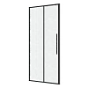 Душевая дверь Niagara Nova NG-34-L9CHGR (90х195) графит, раздвижная влево, стекло шиншилла