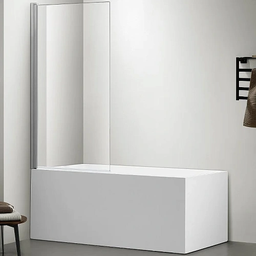 Шторка на ванну Aquatek поворотная 800X1500 профиль хром, стекло прозрачное AQ DEL SBA 08015CH Шторка на ванну Aquatek поворотная 800X1500 профиль хром, стекло прозрачное AQ DEL SBA 08015CH