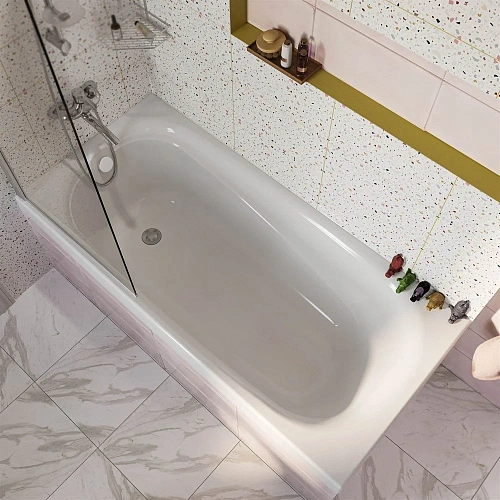 Акриловая ванна DIWO Кострома 170x70 прямоугольная, белая, российская, пристенная, с ножками 506399 Акриловая ванна DIWO Кострома 170x70 прямоугольная, белая, российская, пристенная, с ножками 506399