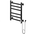 Полотенцесушитель электрический Ника STEP-3 60/40 RAL9005 черный матовый правый тэн STEP-3 60/40 черн мат прав Полотенцесушитель электрический Ника STEP-3 60/40 RAL9005 черный матовый правый тэн STEP-3 60/40 черн мат прав