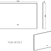 Зеркало Vincea LED VLM-4F120GM-2 1200х800 сенсорное, антизапотевание, вороненая сталь Зеркало Vincea LED VLM-4F120GM-2 1200х800 сенсорное, антизапотевание, вороненая сталь