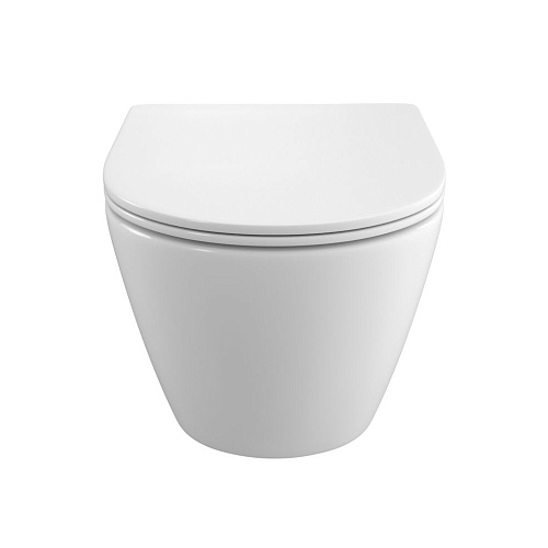 Унитаз подвесной BelBagno UNO-TOR BB5177CH-TOR/SC безободковый c сиденьем Унитаз подвесной BelBagno UNO-TOR BB5177CH-TOR/SC безободковый c сиденьем