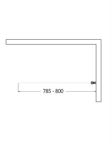 Шторка на ванну AQUAme AQM2858-R 800x1400мм стекло 6мм, цвет профиля матовый черный Шторка на ванну AQUAme AQM2858-R 800x1400мм стекло 6мм, цвет профиля матовый черный