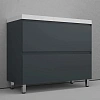 Тумба под раковину Style Line Манхэттен 100 см ЛС-00002369 напольная, графит Тумба под раковину Style Line Манхэттен 100 см ЛС-00002369 напольная, графит