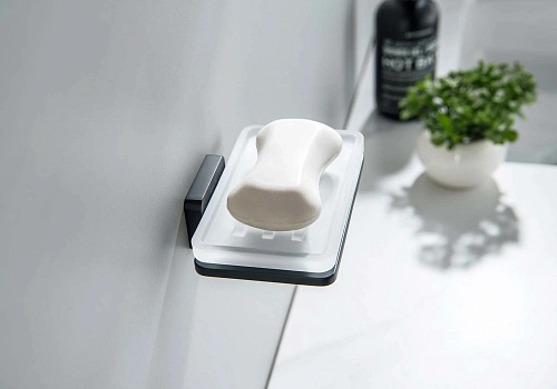 Мыльница Aquatek ЛИБРА AQ4303MB черный матовый Мыльница Aquatek ЛИБРА AQ4303MB черный матовый