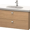 Тумба под раковину Duravit Brioso BR414701052 подвесная 102 см Европейский дуб Тумба под раковину Duravit Brioso BR414701052 подвесная 102 см Европейский дуб