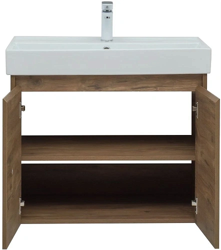 Тумба под раковину Aquanet Nova Lite 75 дуб рустикальный (2 дверцы) 00298852 Тумба под раковину Aquanet Nova Lite 75 дуб рустикальный (2 дверцы) 00298852