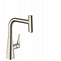 Смеситель для кухни hansgrohe Metris 14857800 Смеситель для кухни hansgrohe Metris 14857800