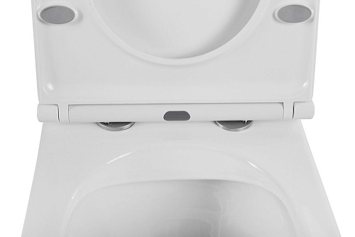 Унитаз приставной BelBagno SFERA-R BB2141CBR/BB870SC безободковый с сиденьем Унитаз приставной BelBagno SFERA-R BB2141CBR/BB870SC безободковый с сиденьем