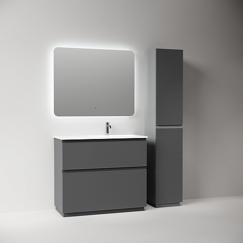 Тумба под раковину SANCOS Folk Floor FL100FRGS правая 995х445х850 Grey soft, напольная Тумба под раковину SANCOS Folk Floor FL100FRGS правая 995х445х850 Grey soft, напольная