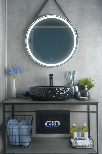 Раковина Gid 9030bf 52232 накладная черная глянцевая 48x34x15 Раковина Gid 9030bf 52232 накладная черная глянцевая 48x34x15