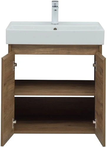Тумба под раковину Aquanet Nova Lite 60 дуб рустикальный (2 дверцы) 00298849 Тумба под раковину Aquanet Nova Lite 60 дуб рустикальный (2 дверцы) 00298849