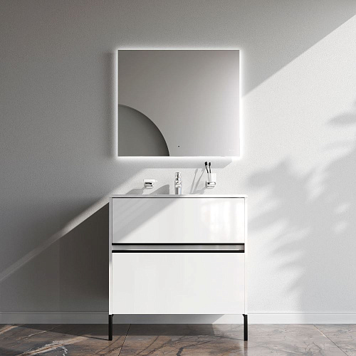 Тумба под раковину AM.PM Sense M7BFUX0802WG универсальная, 80 см, белый Тумба под раковину AM.PM Sense M7BFUX0802WG универсальная, 80 см, белый