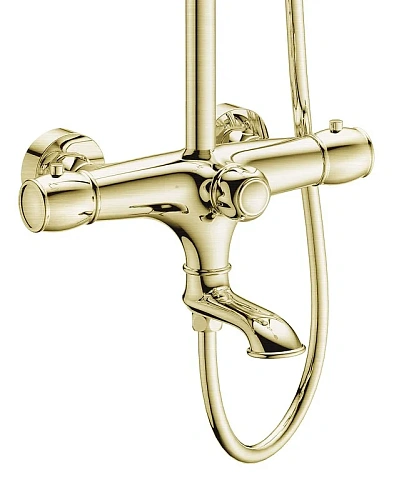 Душевая система Kaiser Aria с термостатом, бронза 03182-1 Душевая система Kaiser Aria с термостатом, бронза 03182-1