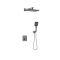 Душевая система Kaiser Sano с термостатом, скрытого монтажа вороненая сталь 08477-15 Душевая система Kaiser Sano с термостатом, скрытого монтажа вороненая сталь 08477-15