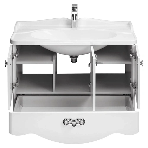 Тумба под раковину Aquaton Венеция 90 белый 1A155601VN010 Тумба под раковину Aquaton Венеция 90 белый 1A155601VN010