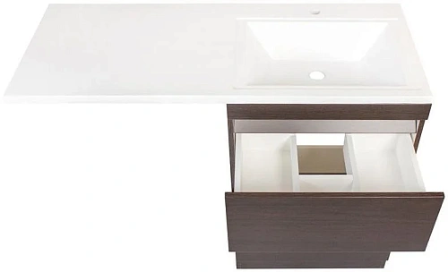 Тумба под раковину Style Line Даллас 120, люкс PLUS, коричневый СС-00000424 Тумба под раковину Style Line Даллас 120, люкс PLUS, коричневый СС-00000424