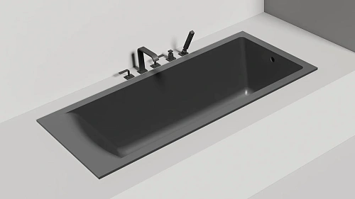 Ванна из искусственного камня Salini CASCATA 170x70 покраска по RAL полностью 104423MF S-Stone Ванна из искусственного камня Salini CASCATA 170x70 покраска по RAL полностью 104423MF S-Stone