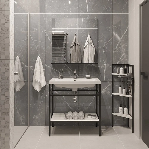 Консоль с раковиной DIWO Смоленск 80 Como 80 483903 Консоль с раковиной DIWO Смоленск 80 Como 80 483903