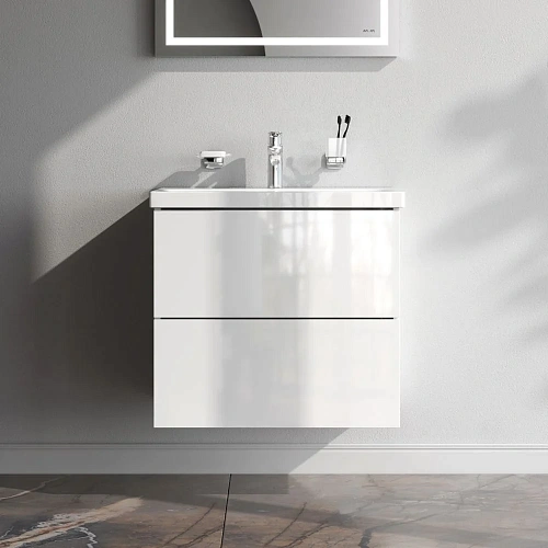 Тумба под раковину AM.PM Gem M90FHX06022WG подвесная, 60 см push-to-open, белый Тумба под раковину AM.PM Gem M90FHX06022WG подвесная, 60 см push-to-open, белый