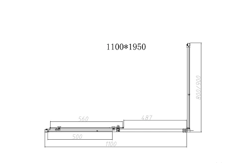 Душевой уголок Vincea Slim-N VSR-4SN9011CGB, 1100x900, черный, стекло тонированное Душевой уголок Vincea Slim-N VSR-4SN9011CGB, 1100x900, черный, стекло тонированное