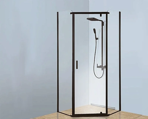 Душевой уголок BERGES SOLO T Black 900х900 061106 Душевой уголок BERGES SOLO T Black 900х900 061106