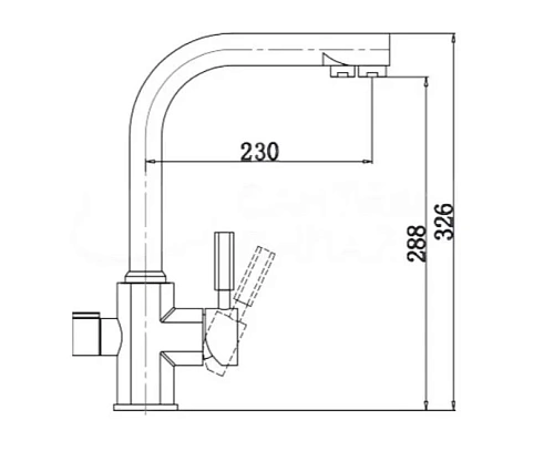 Смеситель для кухни Kaiser 40144-5 серебро с фильтром Барьер Эксперт Slim Классик БР40144-5 Смеситель для кухни Kaiser 40144-5 серебро с фильтром Барьер Эксперт Slim Классик БР40144-5