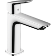Детальная картинка товара «смеситель для раковины hansgrohe logis 110 fine coolstart со сливным клапаном push-open 71252000, хр»