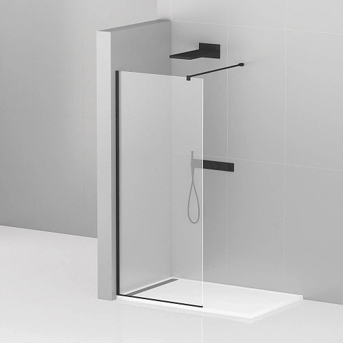 Душевая перегородка CEZARES LIBERTA-L-1-115-120-C-NERO 115см стекло прозрачное, профиль черный Душевая перегородка CEZARES LIBERTA-L-1-115-120-C-NERO 115см стекло прозрачное, профиль черный