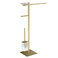 Стойка аксессуаров Timo Selene 17085/17 золото матовое Стойка аксессуаров Timo Selene 17085/17 золото матовое