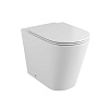 Картинка анонса товара «унитаз приставной grossman gr-pr4450s 575x370x430 белый безободковый с тонкой крышкой»