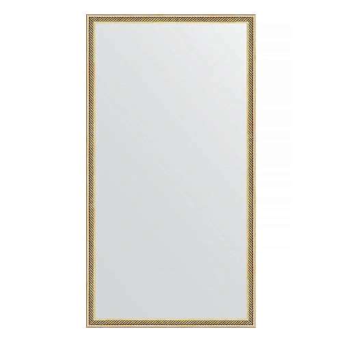 Зеркало в багетной раме Evoform Definite BY 0726 58 x 108 см, витое золото Зеркало в багетной раме Evoform Definite BY 0726 58 x 108 см, витое золото
