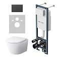 Комплект инсталляции AM.PM Sense IS110138.741701 с унитазом FlashСlean с сиденьем микролифт и клавишей черный Комплект инсталляции AM.PM Sense IS110138.741701 с унитазом FlashСlean с сиденьем микролифт и клавишей черный