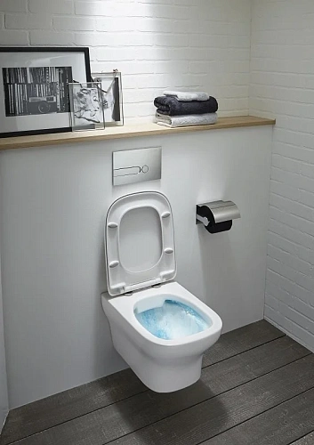 Комплект унитаза Jacob Delafon Vox E21772RU-00 с инсталляцией и кнопкой смыва Комплект унитаза Jacob Delafon Vox E21772RU-00 с инсталляцией и кнопкой смыва