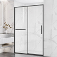 Детальная картинка товара «душевая дверь vincea slim soft vds-1ss140clgm, 1400, вороненая сталь, стекло прозрачное»