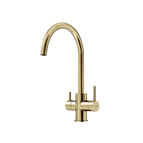 Смеситель для кухни SANCOS Taper SC4012BG с возможностью подключения фильтра, брашированное золото Смеситель для кухни SANCOS Taper SC4012BG с возможностью подключения фильтра, брашированное золото