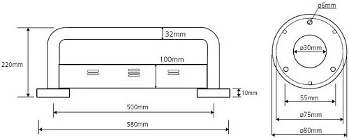 Поручень Bemeta HELP program 301100574 Поручень Bemeta HELP program 301100574
