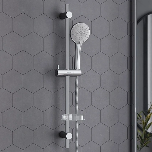 Душевой гарнитур Damixa Palace One 914100000 верхний душ d120 мм Душевой гарнитур Damixa Palace One 914100000 верхний душ d120 мм