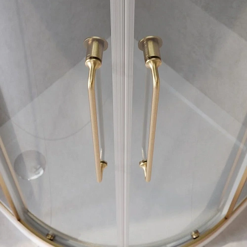 Душевой уголок CEZARES RELAX-304-R-2-100-C-BORO 100x100см стекло прозрачное, профиль брашированное золото Душевой уголок CEZARES RELAX-304-R-2-100-C-BORO 100x100см стекло прозрачное, профиль брашированное золото