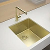 Кухонная мойка Paulmark LASSAN 38 UN LA38-LG, светлое золото, 380х440мм Кухонная мойка Paulmark LASSAN 38 UN LA38-LG, светлое золото, 380х440мм